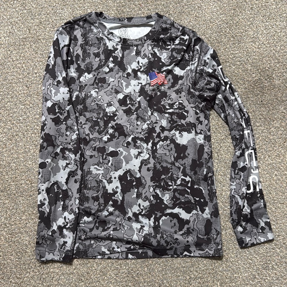 Buc-ees Camo Swim shirt/Rashguard